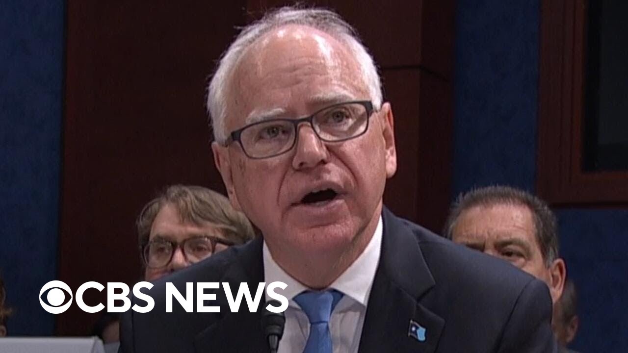 Minnesota Governor Walz Accuses Trump Administration of ‘Cruel’ Policies After Border Talks Spark Protests