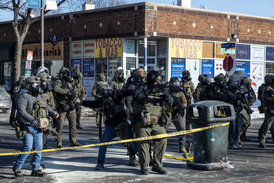 Federal Immigration Agents Firing on Minnesotan Protester in Fatal Shelling